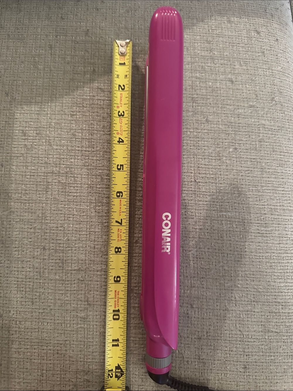 Conair Double Ceramic Flat Iron - Bright Pink